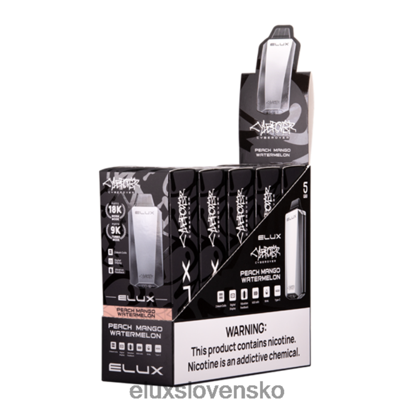 Elux Vape Reviews - Elux cyberover 6F4X6P169 broskyňa mango vodný melón