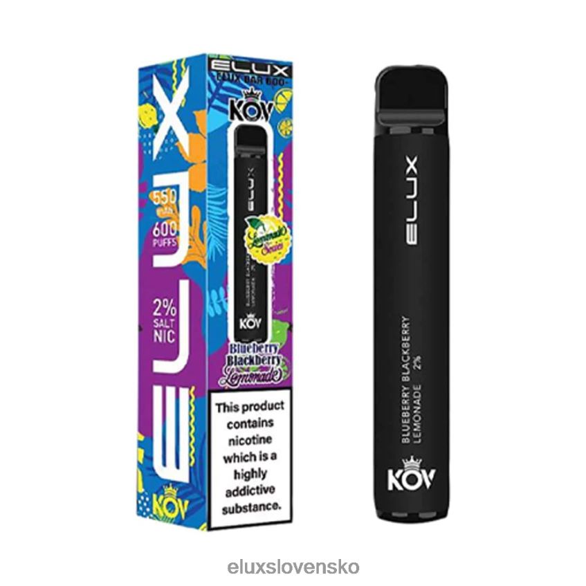 Elux Bratislava - Elux Bar limonáda série jednorazové vape 6F4X6P105 čučoriedková černicová limonáda
