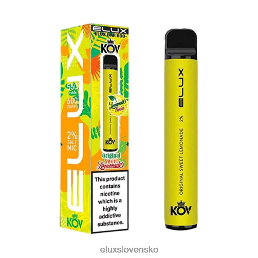 Elux Vape Flavours - Elux Bar Lemonade Series originálna jednorazová vapa 6F4X6P8 sladká limonáda