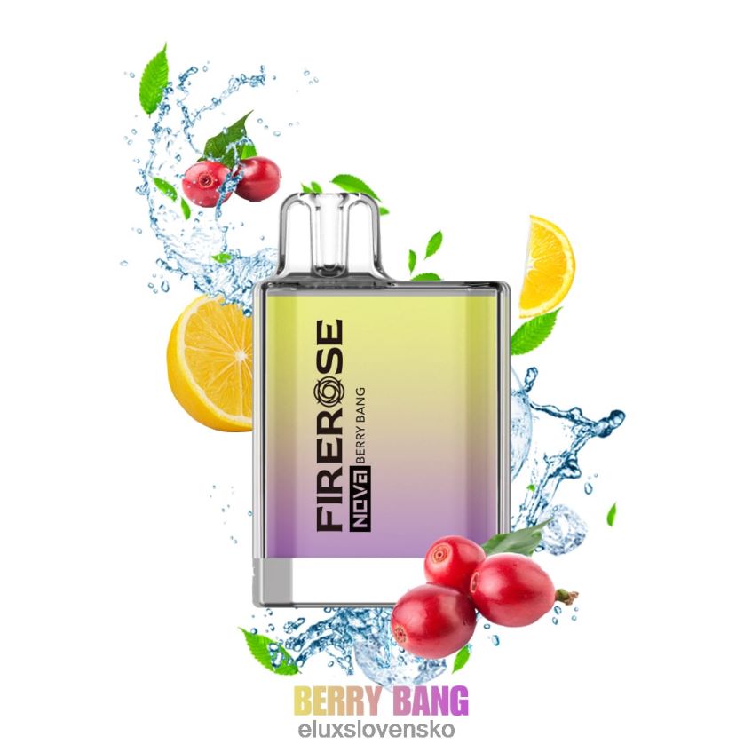 Elux Vape Flavours - Elux Firerose Nova 600 vdychov jednorazovej vapky 6F4X6P18 berry bang