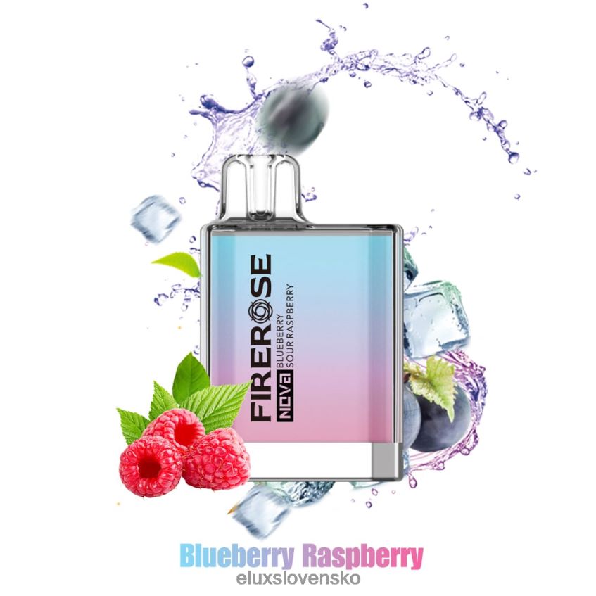 Elux Vape Store - Elux Firerose Nova 600 vdychov jednorazovej vapky 6F4X6P22 čučoriedka kyslá malina