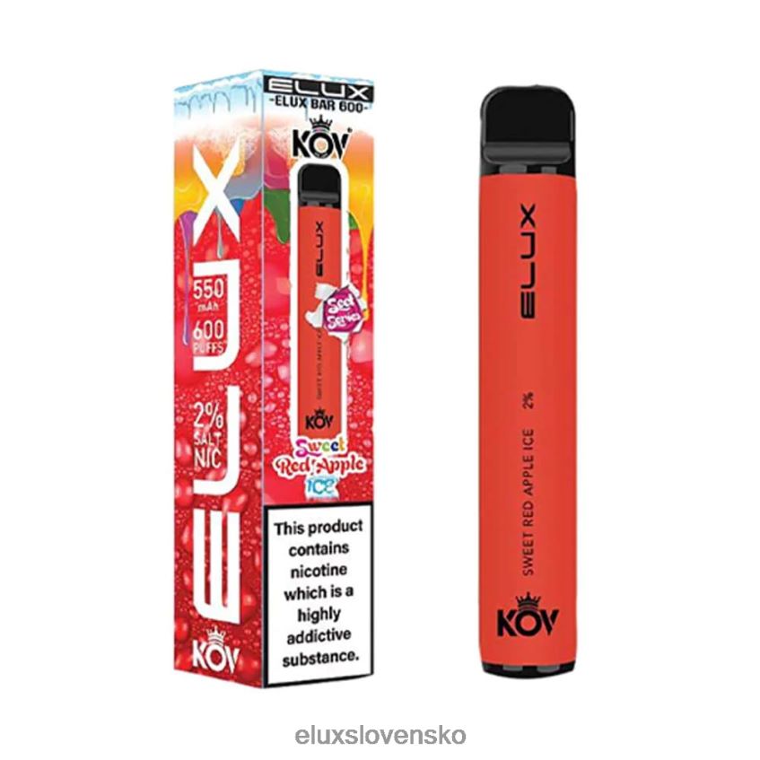 Elux Amazon Slovensko - Elux Bar sladká séria jednorazová vapa 6F4X6P11 sladký ľad z červeného jablka