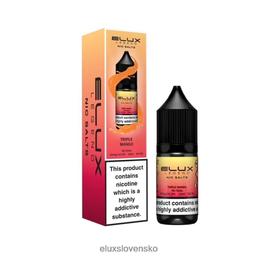 Elux Bratislava - Elux Legend jemná soľ 10 ml 6F4X6P15 trojité mango