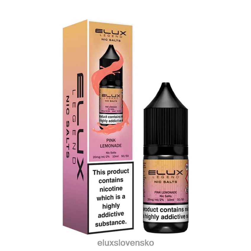 Elux Bratislava - Elux Legend jemná soľ 10 ml 6F4X6P45 ružová limonáda