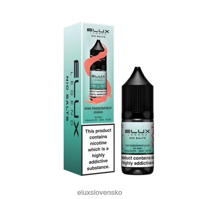 Elux Slovakia - Elux Legend jemná soľ 10 ml 6F4X6P16 kiwi marakujová guava