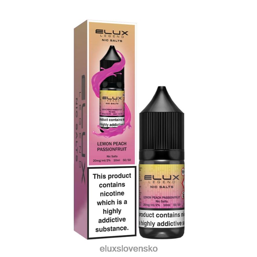 Elux Vape Near Me - Elux Legend jemná soľ 10 ml 6F4X6P70 citrón broskyňa mučenka
