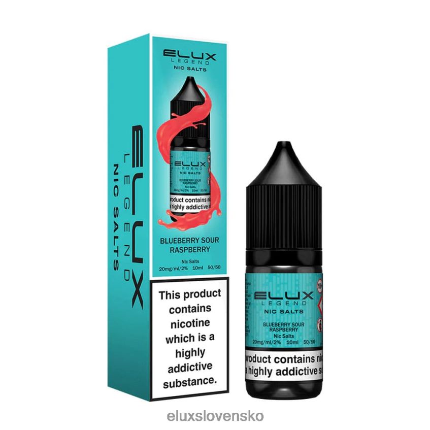 nič soľ čučoriedka kyslá malina 10ml
