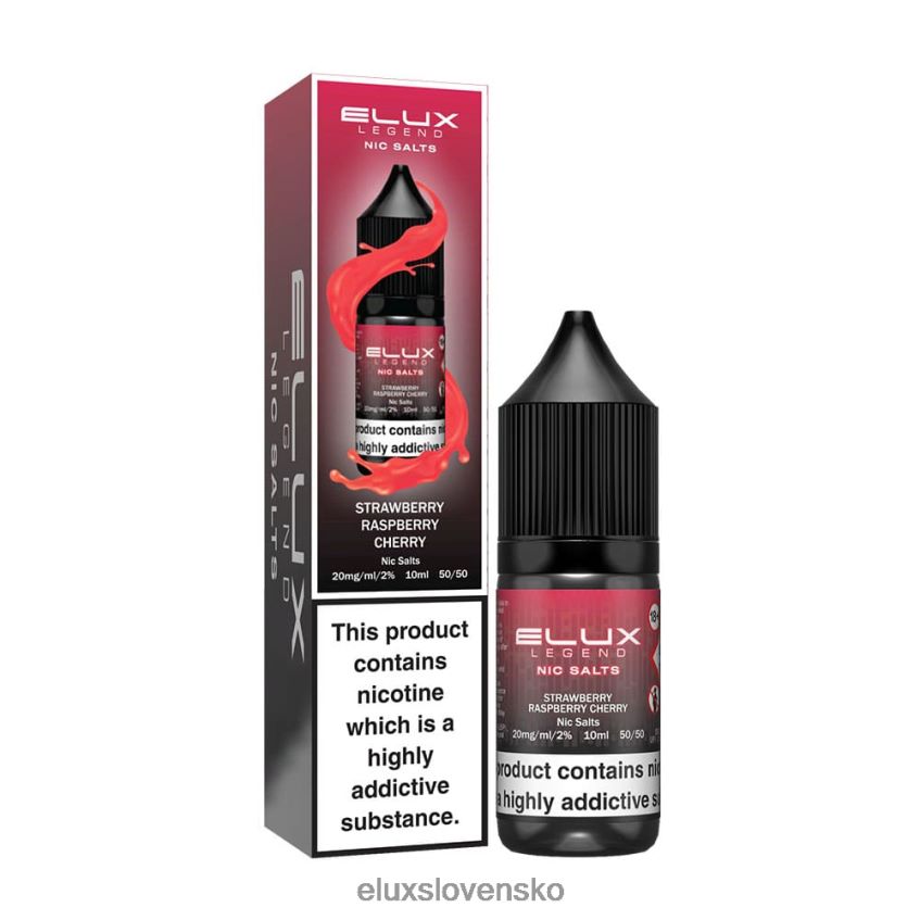 Elux Vape Store - Elux Legend jemná soľ 10 ml 6F4X6P72 jahoda malina čerešňa